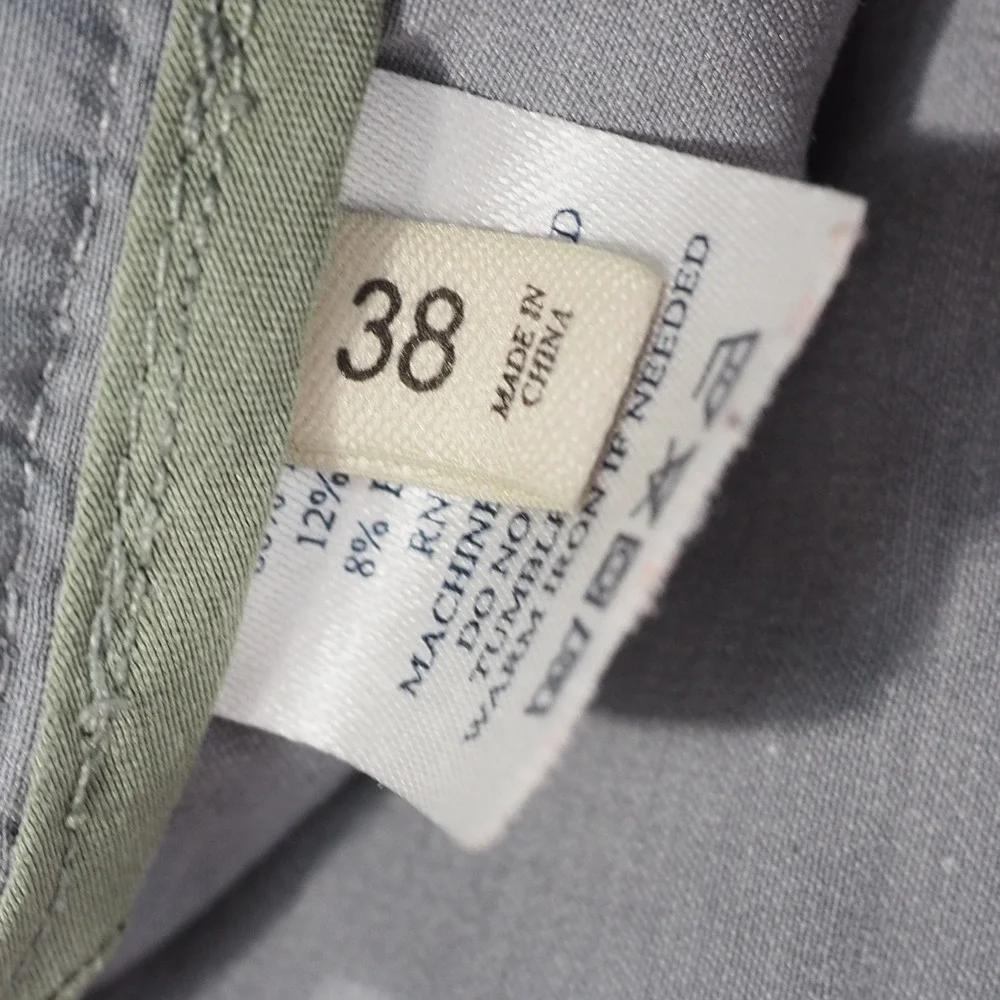 Faherty All Day Shorts Mens 38 Gray Hybrid Chino Drawstring Performance Stretch